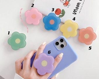 Flower Griptok, Korean Style Handmade Phone Holder, Cell Phone Holer, Cute Phone Holder