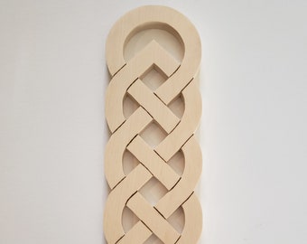 Nudo celta largo/Regalo/Arte de pared/Decoración de pared/Arte de pared irlandés/Irlandés/Celta/Salvamanteles