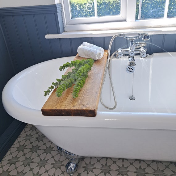 Bath Board Bath Caddy Rustic Bath Board Bath Tray 