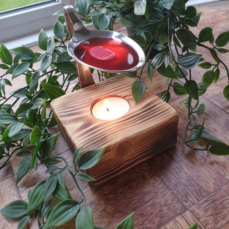 Wax Candle Burner Oil Burner Spoon Wax Burner Wax Melt Etsy UK