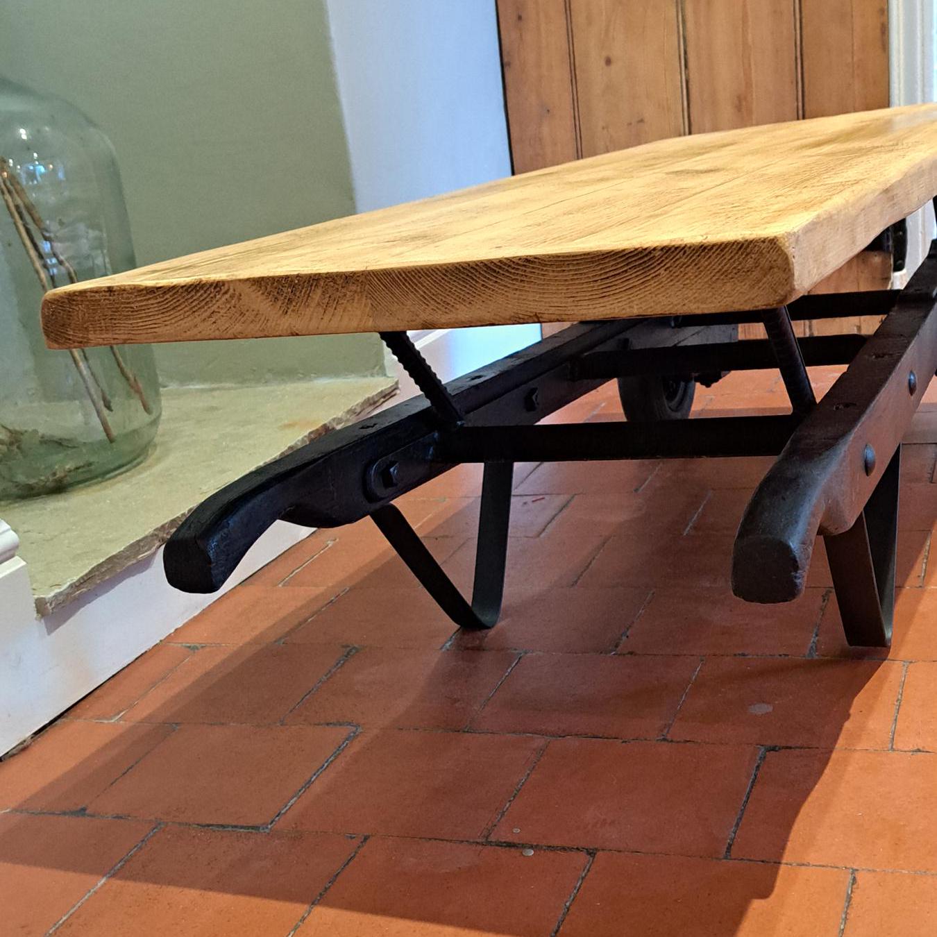 Vintage Industrial Stack Truck Coffee Table | Rustic & Upcycled
