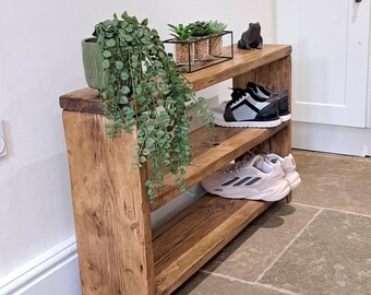 Buy Shoe Rack Rustic Shoe Rack Wooden Shoe Rack Shoe Bench