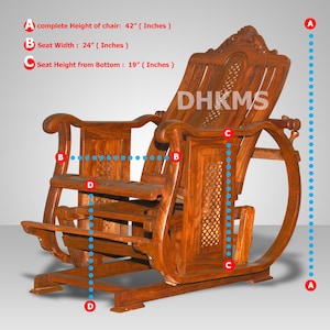 Antique Rocking wooden Garden Chair Furniture Foldable Sun Loungers Deck & adjustable Chairs Reclining  Relaxer Recliner