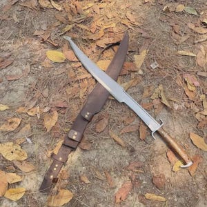 Viking sword 34 inches hand forged carbon steel blade hunting custom