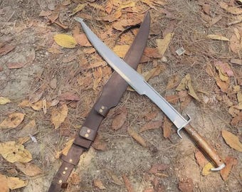 Viking sword 34 inches hand forged carbon steel blade hunting custom