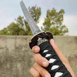 Hand Forged Damascus Steel Katana Sword