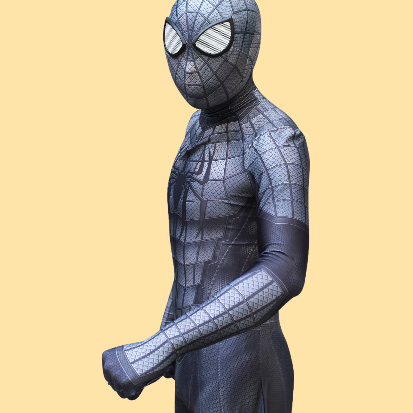 Black Spiderman Venom Costume Cosplay Halloween Adult Kids Etsy