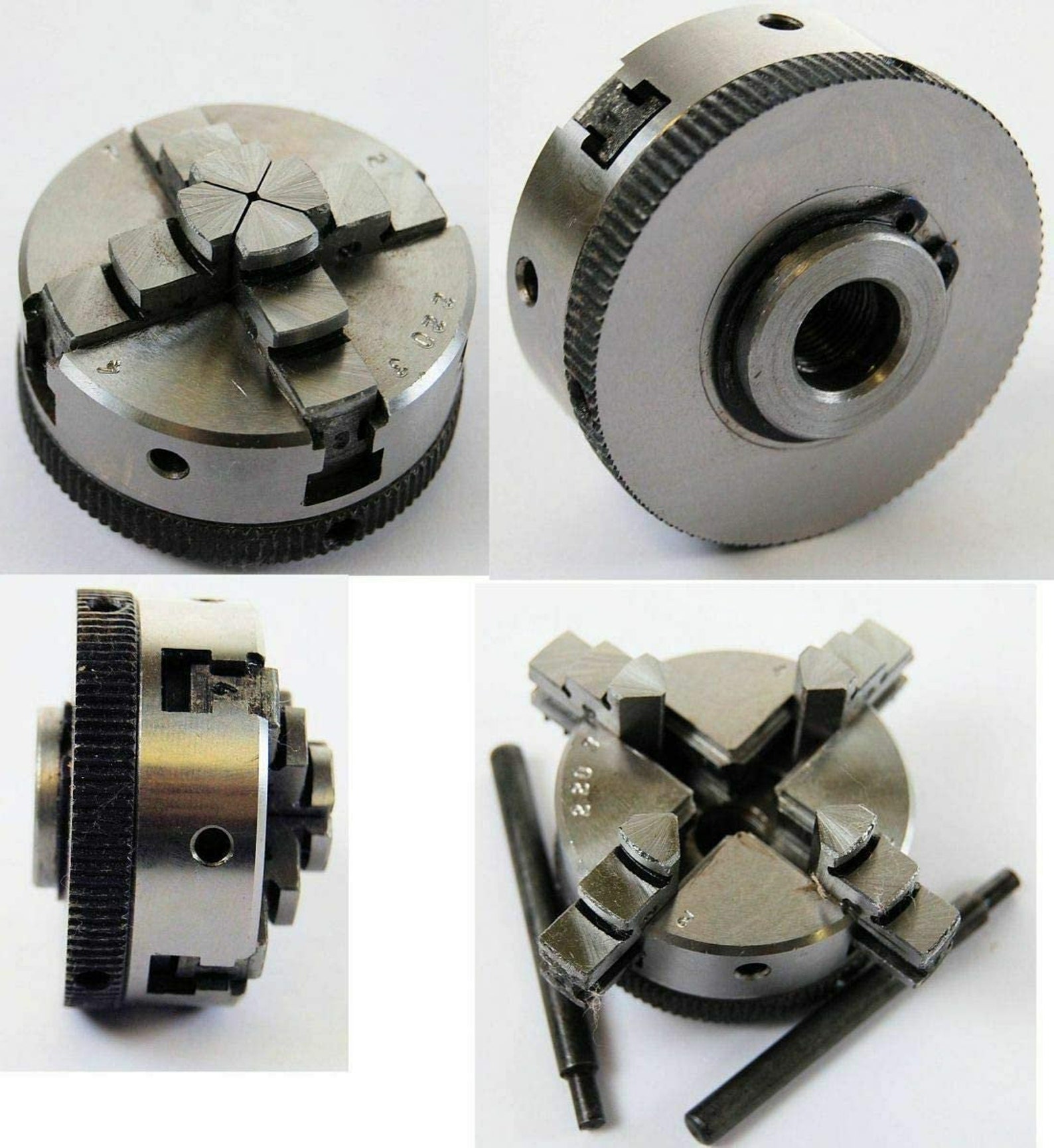4 Jaw Self Centering Mini Lathe Chuck 65MM With Backplate Etsy