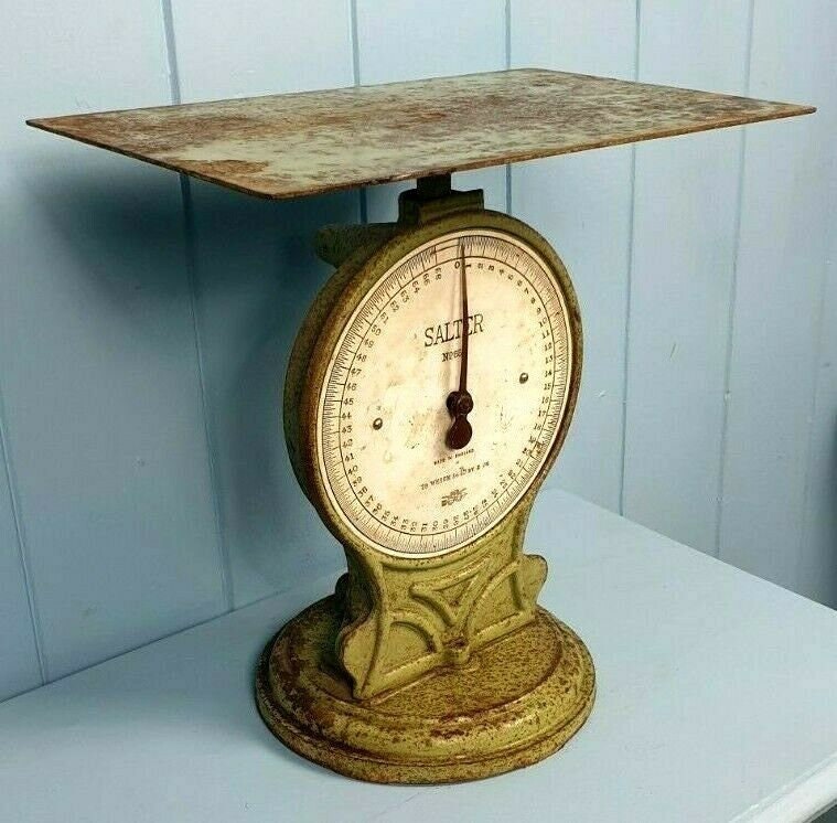 Scales Kitchen Salter Victorian 1890 Cast Iron Fully Working Etsy UK