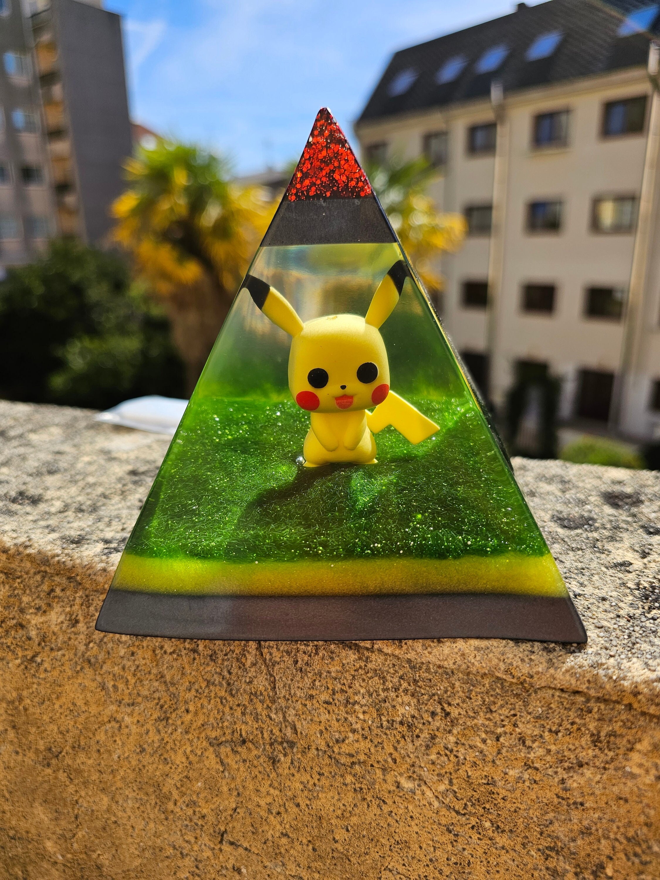 PIKACHU pyramid lamp