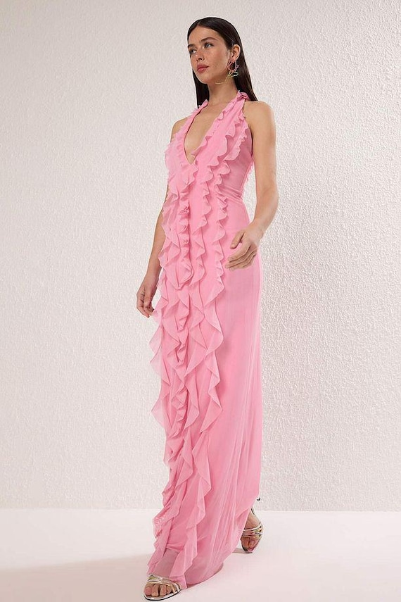 cotton modest maxi dress Women's Basic Long Sleeve Cotton Dress