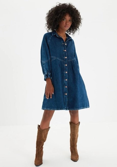 Denim Bodycon Dress - Etsy