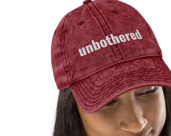 Unbothered Denim Dad Hat, Southern Charm, Madison Lecroy, Bravo Hat