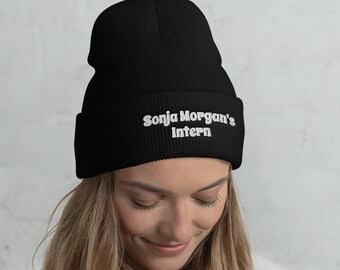 Sonja Morgan Intern Cuffed Beanie, RHONY Hat, Bravo TV Hat