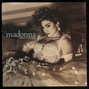 Madonna Like A Virgin Vintage Vinyl Record Album 1984 Material Girl