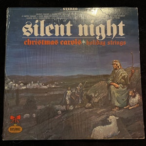 Silent Night The Holiday Strings Christmas Carols Vintage Vinyl Record Album
