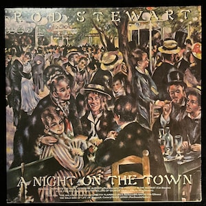 Rod Stewart A Night On The Town Vintage Vinyl Record Album 1976