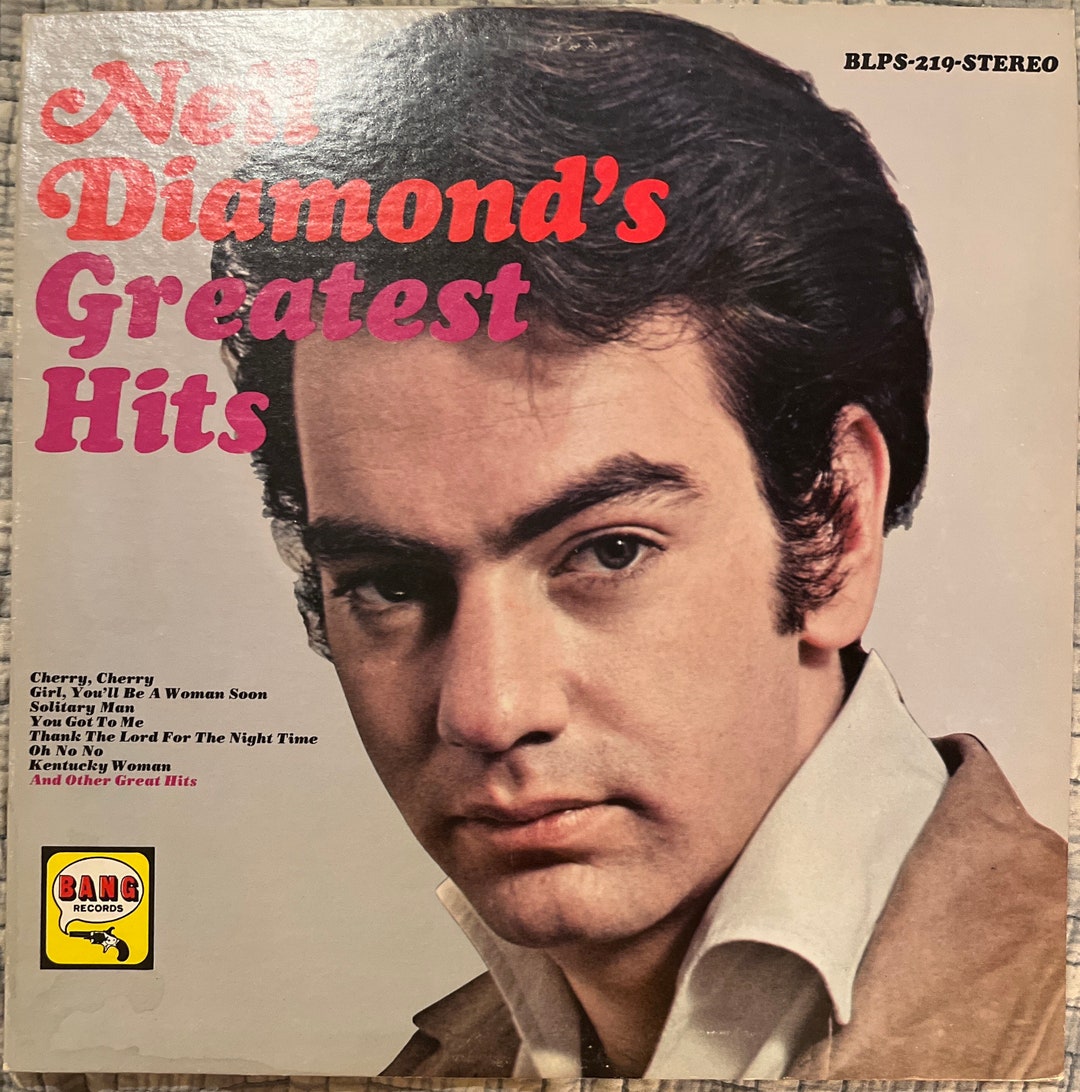 Neil Diamonds Greatest Hits 1967 Vintage Vinyl Record Album Etsy