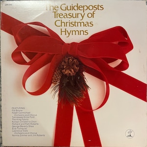 The Guideposts Treasury Of Christmas Hymns Vintage Vinyl Record Album Holiday Music