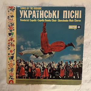 Shevchenko Male Chorus Bandurist Capella Capella Dumka Choir Ukrainian Radio Orchestra Songs Of The Ukraine Vintage Vinyl Record Album