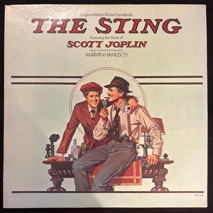 The Sting Original Motion Picture Soundtrack Vintage Vinyl Record Album