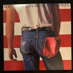 Bruce Springsteen Born In The USA Vintage Vinyl Record Album