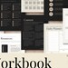 Workbook Template for Canva, Workbook Course Template, Checklist Template, Canva Printables, Canva Planner, Canva Tracking Templates. 