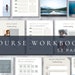 Workbook Template for Canva, Workbook Course Template, Checklist Template, Canva Printables, Canva Planner, Canva Tracking Templates, Calm 