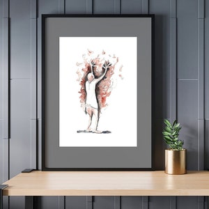 Visitation A4 Giclée Print Art Illustration image 1