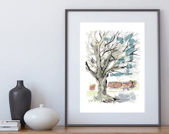 El árbol del buen karma / A4 Giclée Print / Highgate