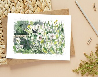 4 pack of Cards | A6 | Greetings Cards | Wildflowers