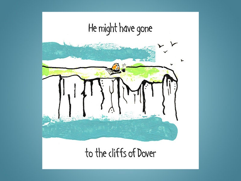 Greetings Card Funny Narrative Short Story Gift Original Artwork