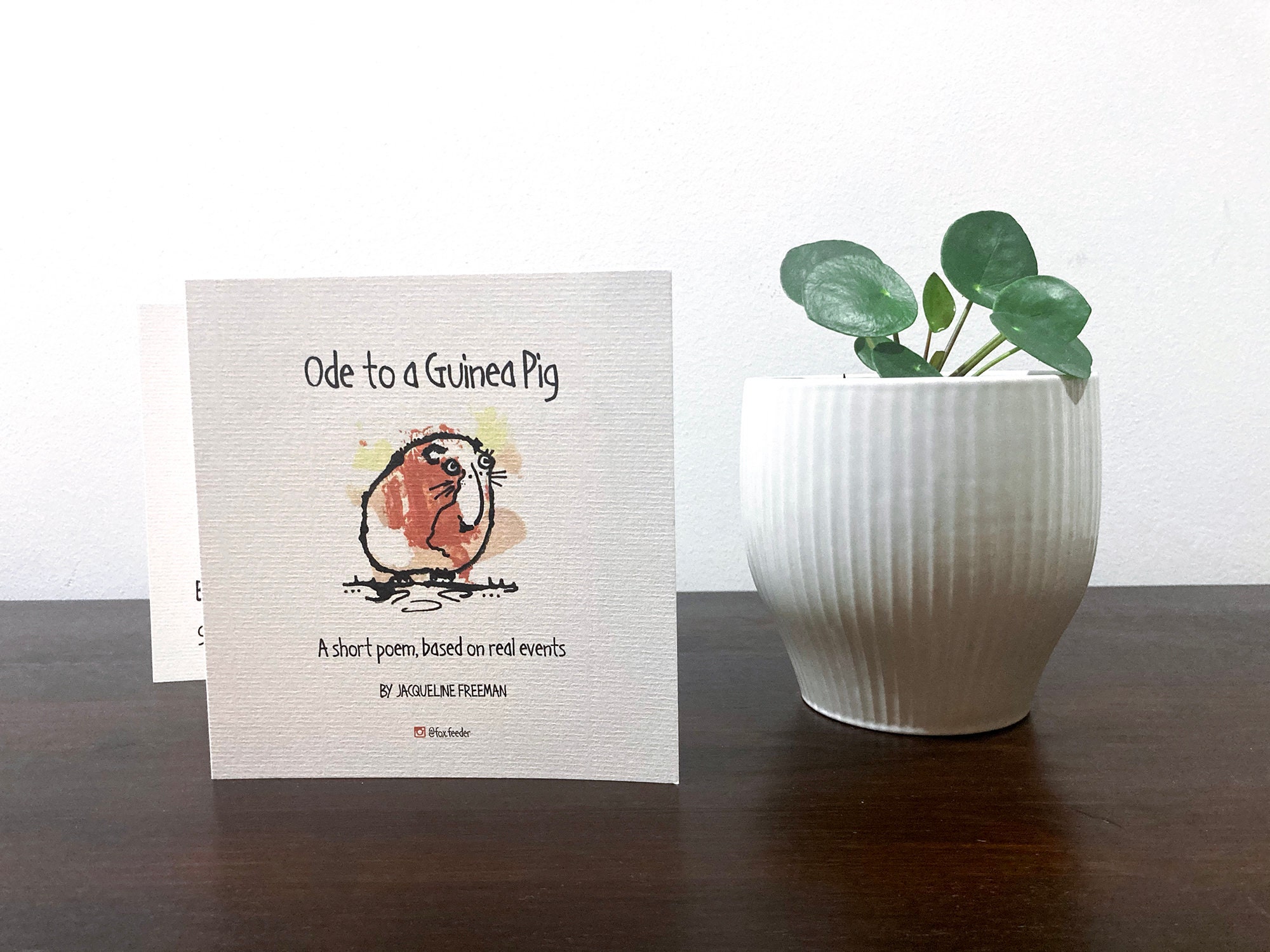 Greetings Card Funny Narrative Short Story Gift Original Artwork