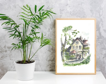 El leñador, Highgate / A4 Giclée Print / Edición limitada