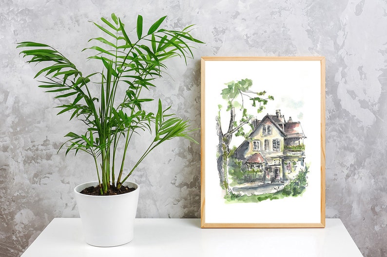 The Woodman, Highgate A4 Giclée Print Limited Edition image 1