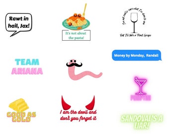 Vanderpump Rules Reunion Watch Party Cupcake Toppers DESCARGA DIGITAL