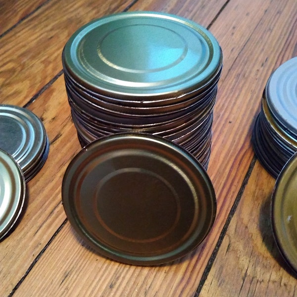 Tin Can Lid Top Upcycled Repurposed