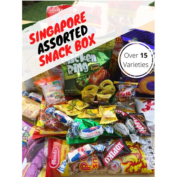 Singapore Assorted Snack box Rabbit Sweet Durian sweet Etsy
