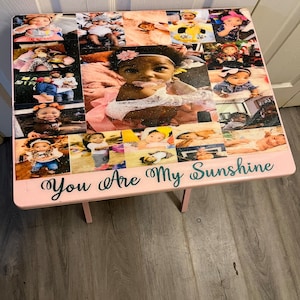 Custom Photo Tv Table