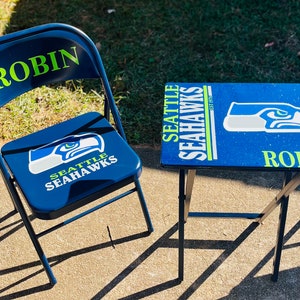 Custom Tv Tray Table and matching chair