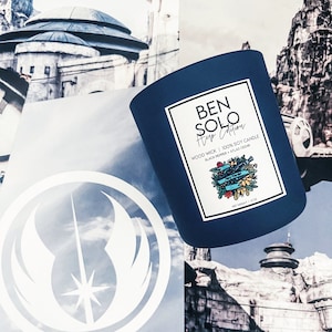 100% SOY CANDLE | Ben Solo: Hero Edition (13 oz) | Black Pepper + Atlas Cedar