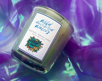 100% SOY CANDLE | Wild Uncharted Waters (13 oz) | Salt Water + Kelp + Agave