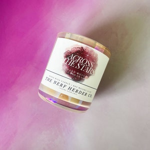100% SOY CANDLE | Across the Stars (13 oz) | Dark Rose + Labdanum
