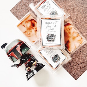 WAX MELT | BOBA Fett BounTEA Hunter (2.5 oz) |  Brown Sugar Milk Tea