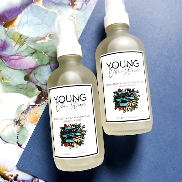 FRAGRANCE MIST  |  Young Obi-Wan (3.4 fl oz) | Clearwood + Suede