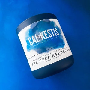 100% SOY CANDLE  | Cal Kestis (13 oz) | White Suede + Leather