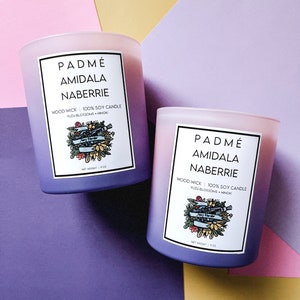 100% SOY CANDLE | Padmé Amidala Naberrie (9 oz) | Yuzu Blossoms + Hinoki