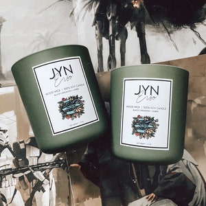100% SOY CANDLE  |  Jyn Erso (13 oz)  |  Black Cardamom + Amber