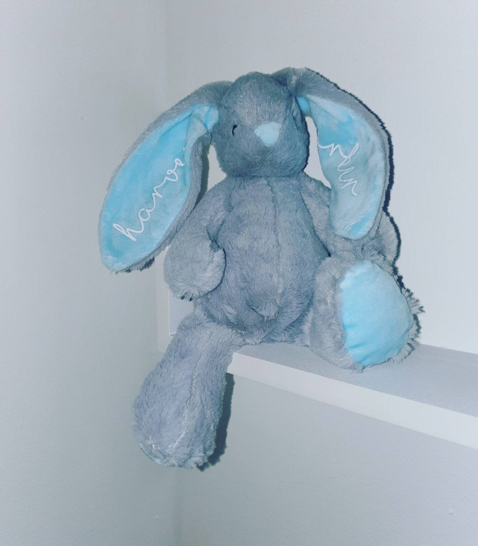 Personalised Bunny Teddy Bear Etsy