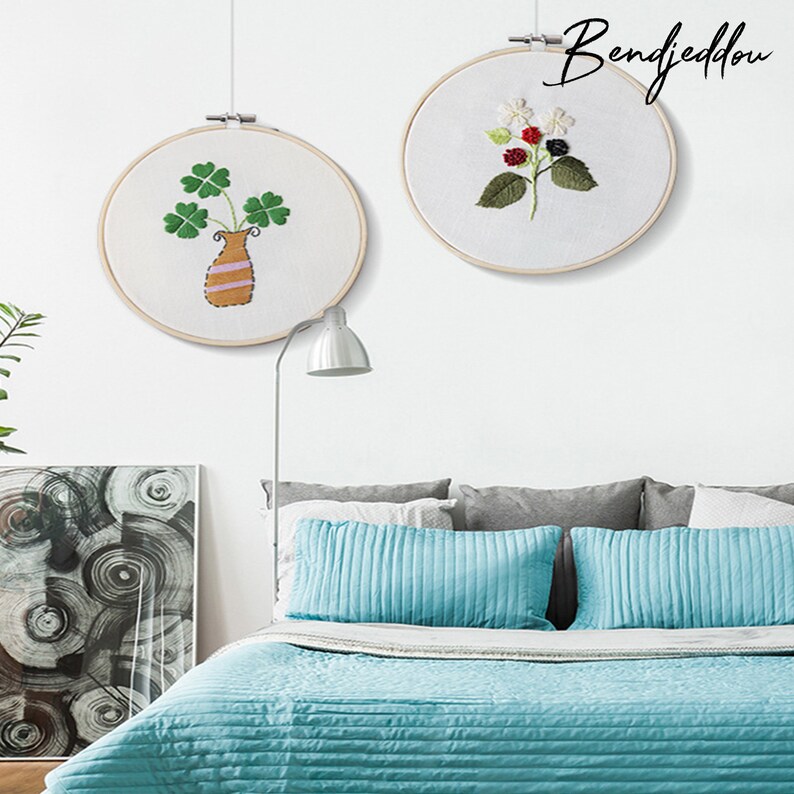 Diy Embroidery Kit Handwork Needlework Kit for Beginner by Etsy